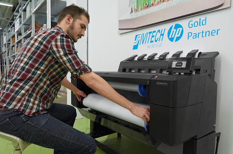 Lợi ích của việc sử dụng 2 Roll giấy trên máy in A0 HP Designjet T1530